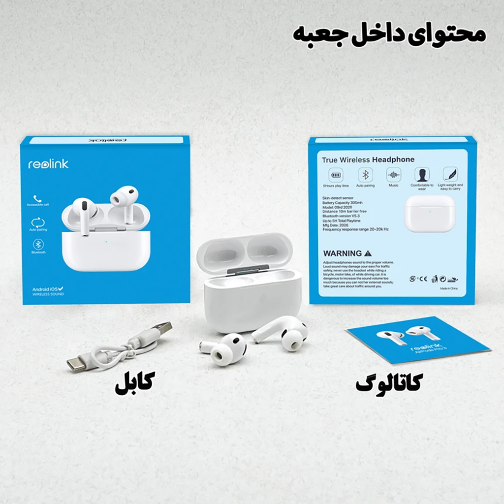 فروش نقدی و اقساطی هدفون بلوتوثی ریولینک مدل Pro3 SF
