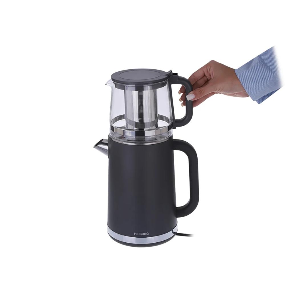 فروش نقدي و اقساطي چای ساز روی هم هایبورگ مدل TM-4010