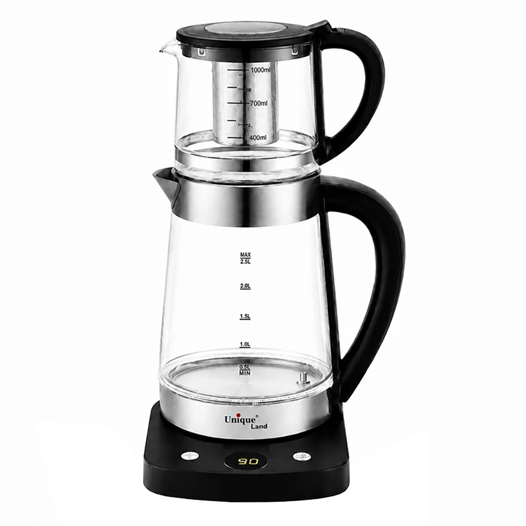 فروش نقدي و اقساطي چای ساز روی هم یونیک لند مدل UN-6201