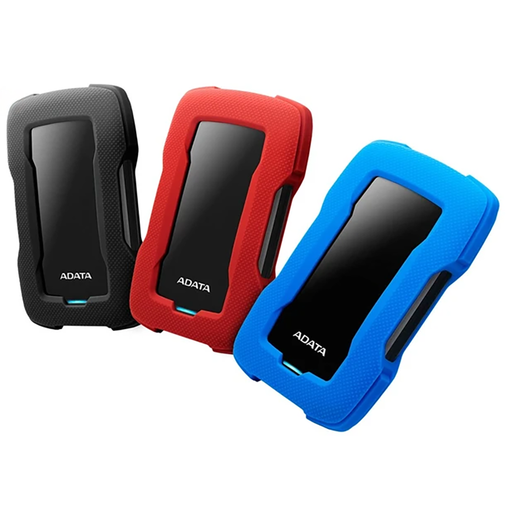 فروش نقدی و اقساطی هارد اکسترنال ای دیتا مدل HD330 ظرفیت یک ترابایت دارای رابط USB Type-A 3.2