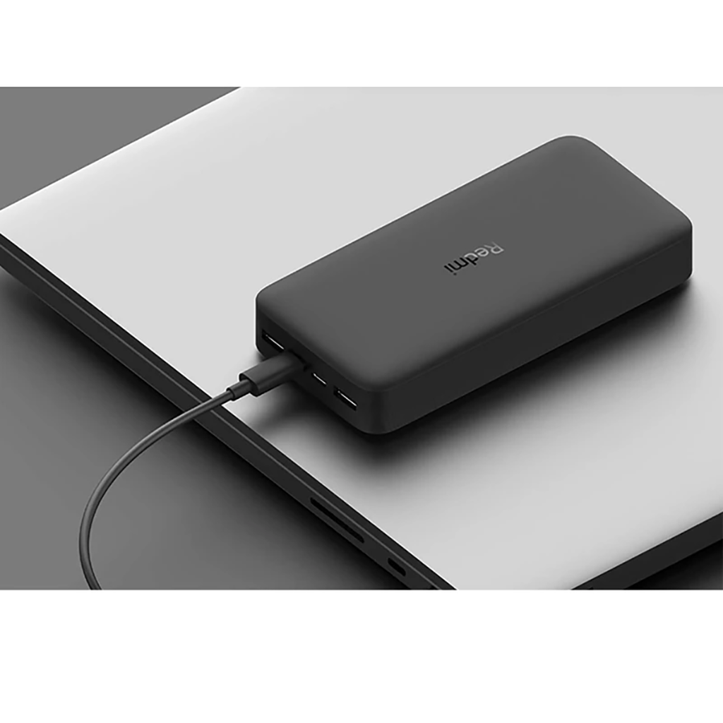فروش نقدي و اقساطي پاوربانک 18 وات شیائومی مدل Redmi ظرفیت 20000 میلی‌آمپرساعت