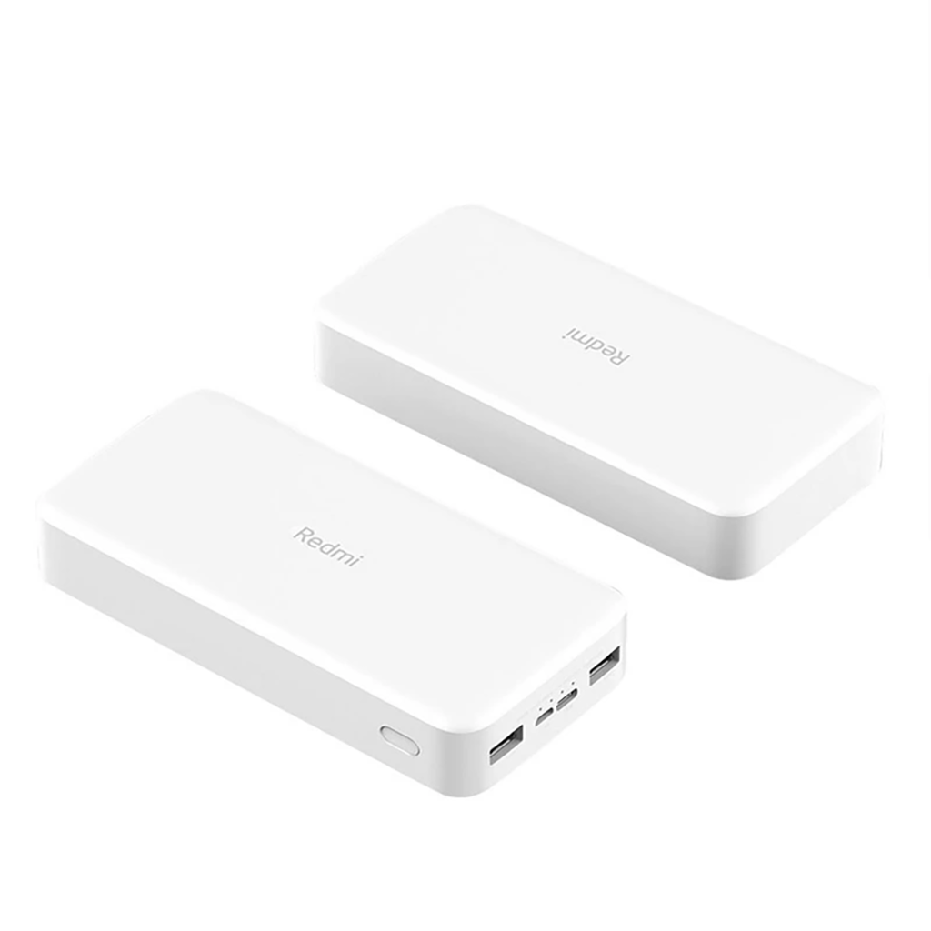 فروش نقدي و اقساطي پاوربانک 18 وات شیائومی مدل Redmi ظرفیت 20000 میلی‌آمپرساعت