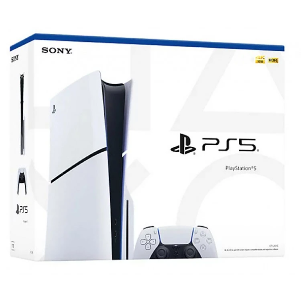 فروش نقدی و اقساطی کنسول بازی سونی مدل PlayStation 5 Slim ریجن اروپا سری 2016A نسخه دیسک‌خور ظرفیت یک ترابایت به همراه دسته اضافی و بازی EA SPORTS FC 26