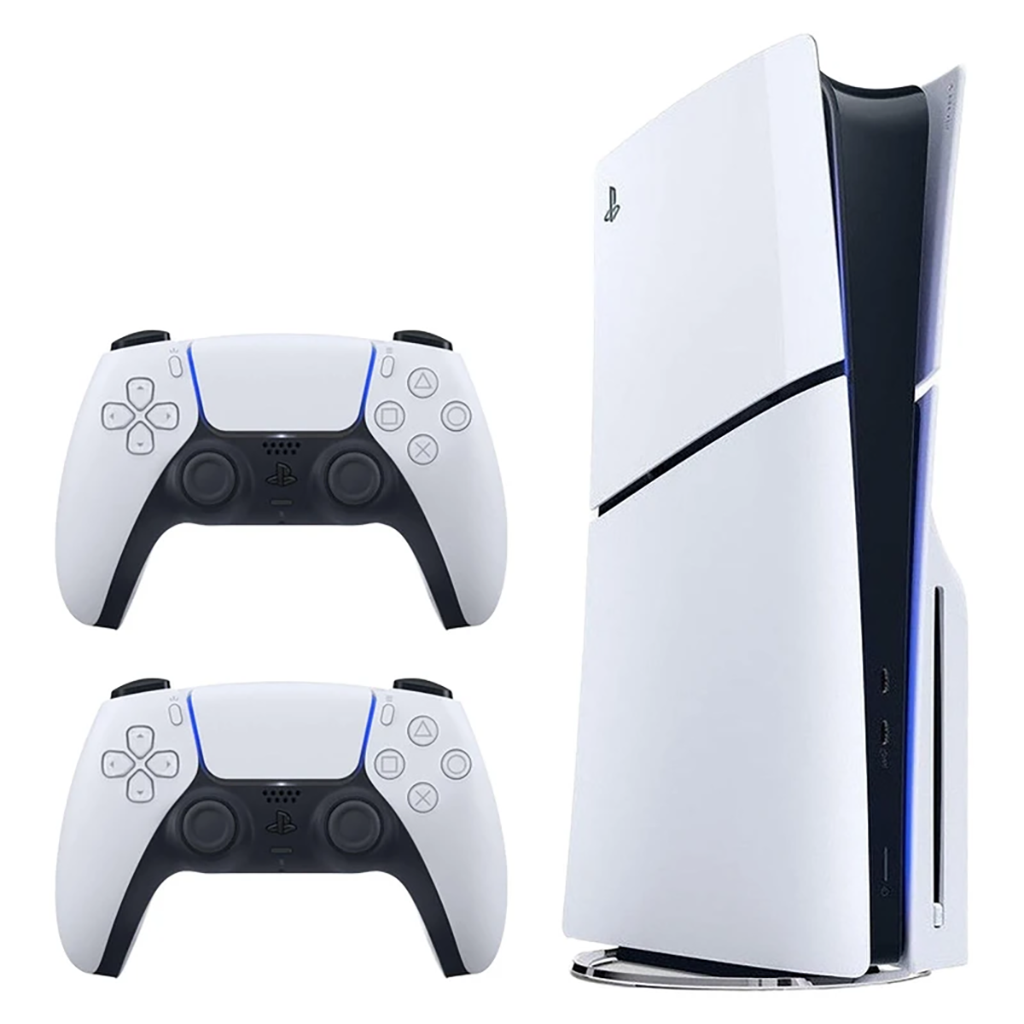 فروش نقدی و اقساطی کنسول بازی سونی مدل PlayStation 5 Slim ریجن اروپا سری 2016A نسخه دیسک‌خور ظرفیت یک ترابایت به همراه دسته اضافی و بازی EA SPORTS FC 26