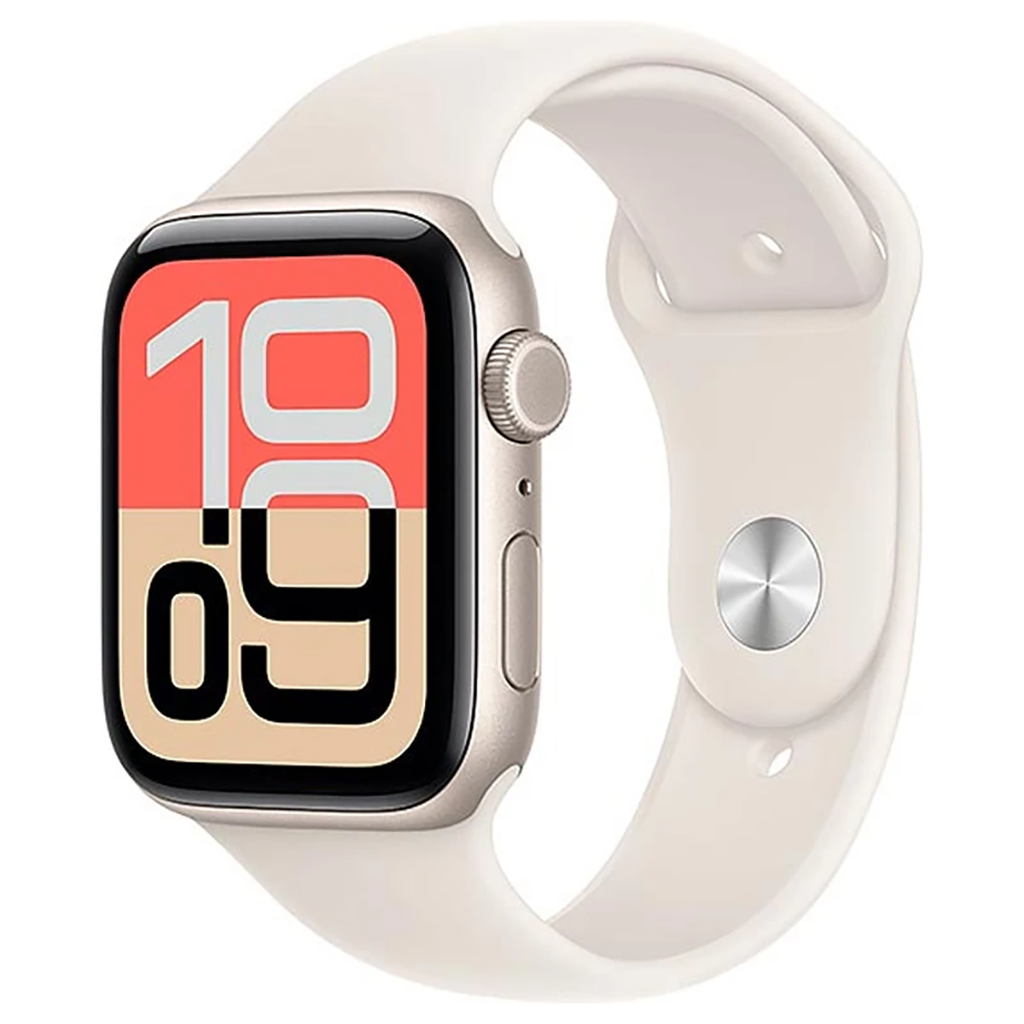 فروش نقدی و اقساطی ساعت هوشمند 44 میلی متری اپل مدل SE 3 Aluminum Case با بند سیلیکونی