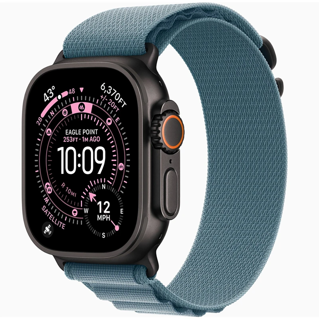 فروش نقدی و اقساطی ساعت هوشمند 49 میلی متری اپل مدل Ultra 3 Black Titanium Case با بند Alpine