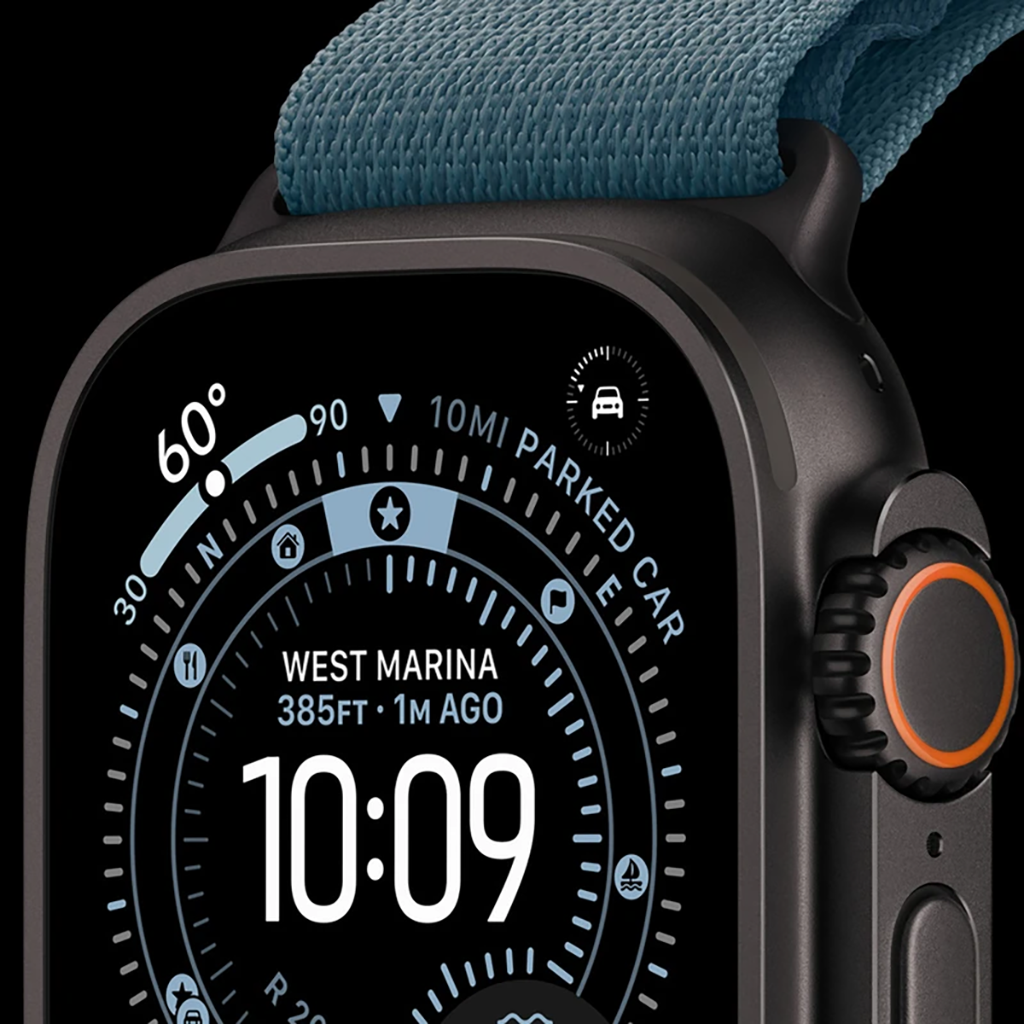 فروش نقدی و اقساطی ساعت هوشمند 49 میلی متری اپل مدل Ultra 3 Black Titanium Case با بند Alpine