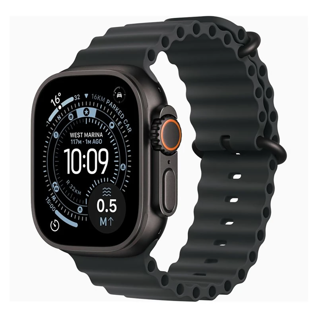 فروش نقدی و اقساطی ساعت هوشمند 49 میلی متری اپل مدل Ultra 3 Natural Titanium Case با بند Ocean