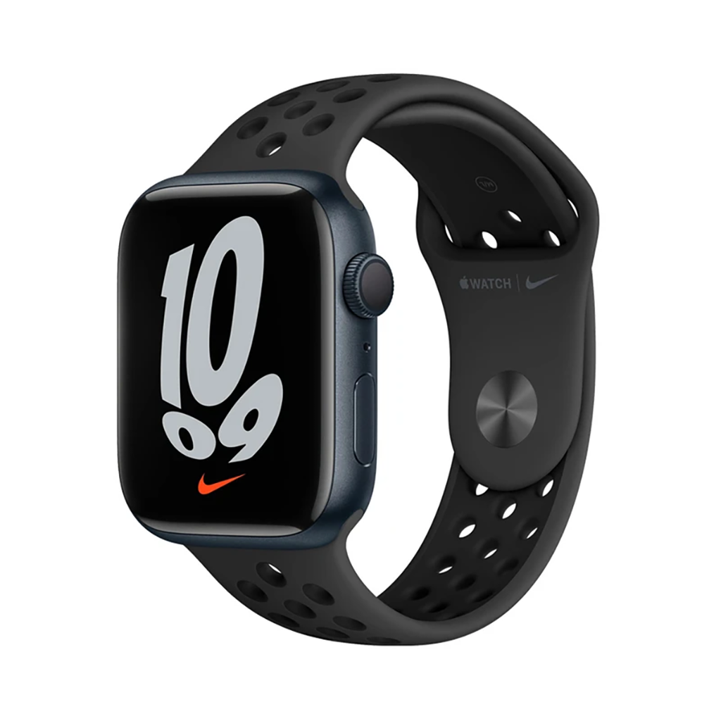 فروش نقدی و اقساطی ساعت هوشمند اپل مدل Series 7 45mm Aluminum Case with Nike Sport Band