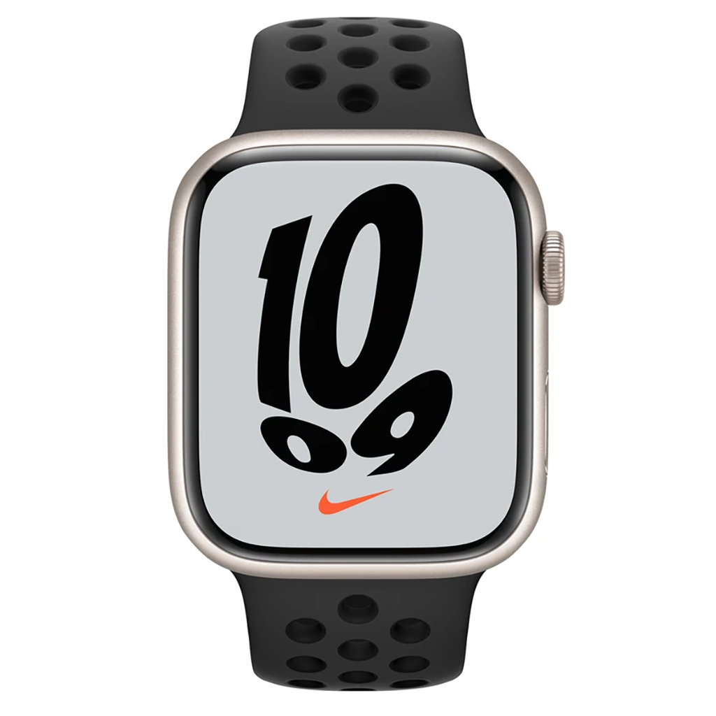 فروش نقدی و اقساطی ساعت هوشمند اپل مدل Series 7 45mm Aluminum Case with Nike Sport Band