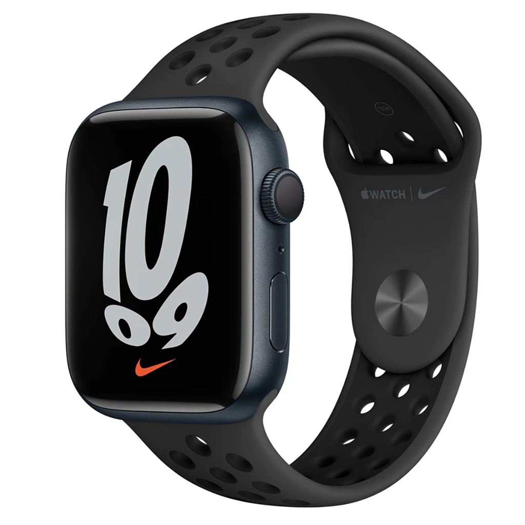 فروش نقدی و اقساطی ساعت هوشمند اپل مدل Series 7 45mm Aluminum Case with Nike Sport Band