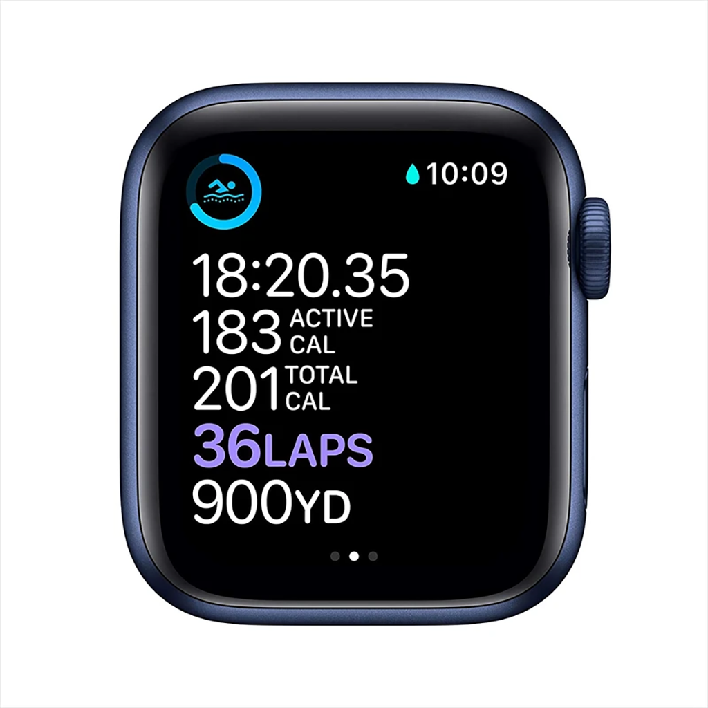 فروش نقدی و اقساطی ساعت هوشمند اپل واچ سری 6 مدل 40mm Aluminum Case with Sport silicone Band