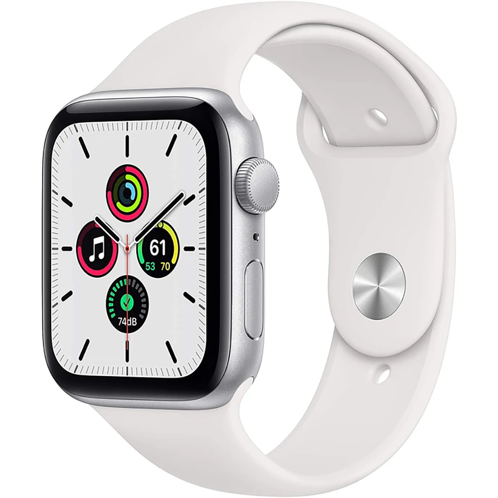 فروش نقدی و اقساطی ساعت هوشمند اپل واچ سری SE مدل 44mm Aluminum Case with Sport silicone Band