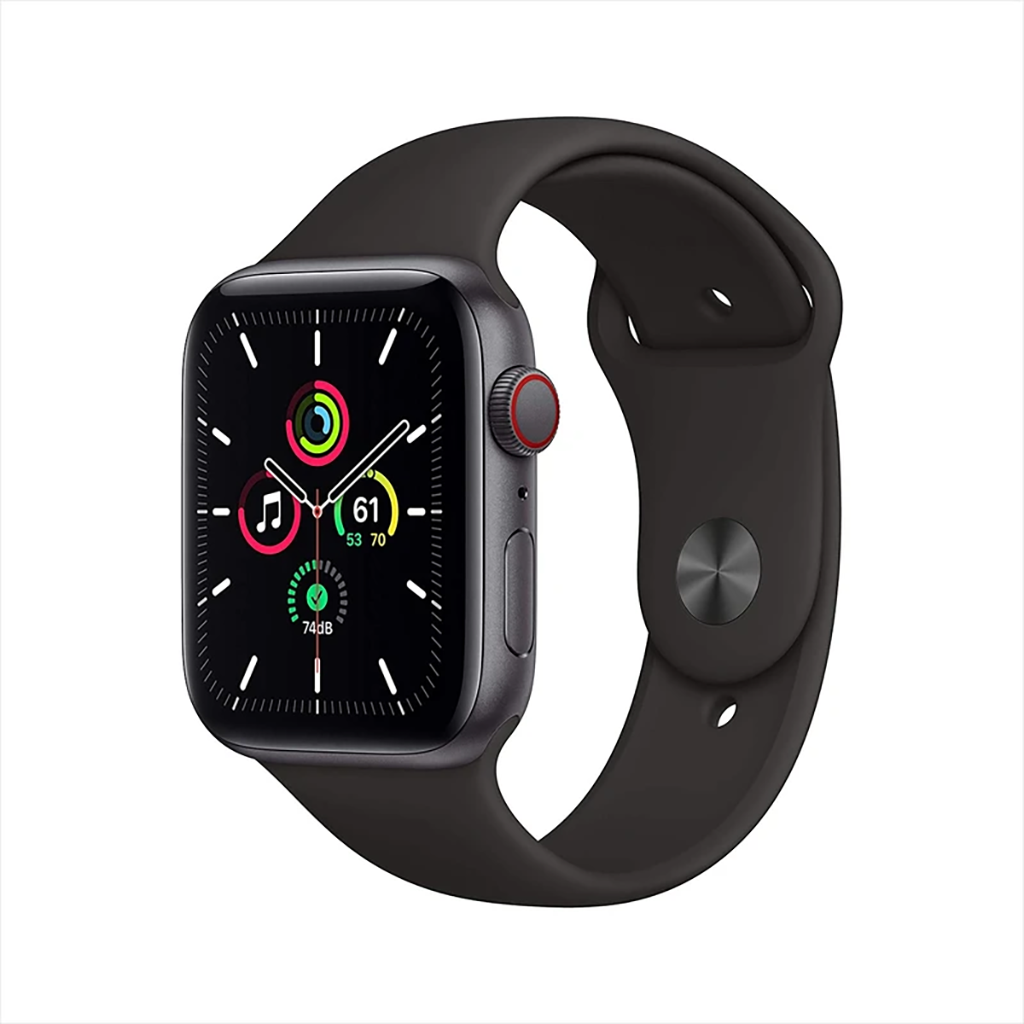 فروش نقدی و اقساطی ساعت هوشمند اپل واچ سری SE مدل 44mm Aluminum Case with Sport silicone Band