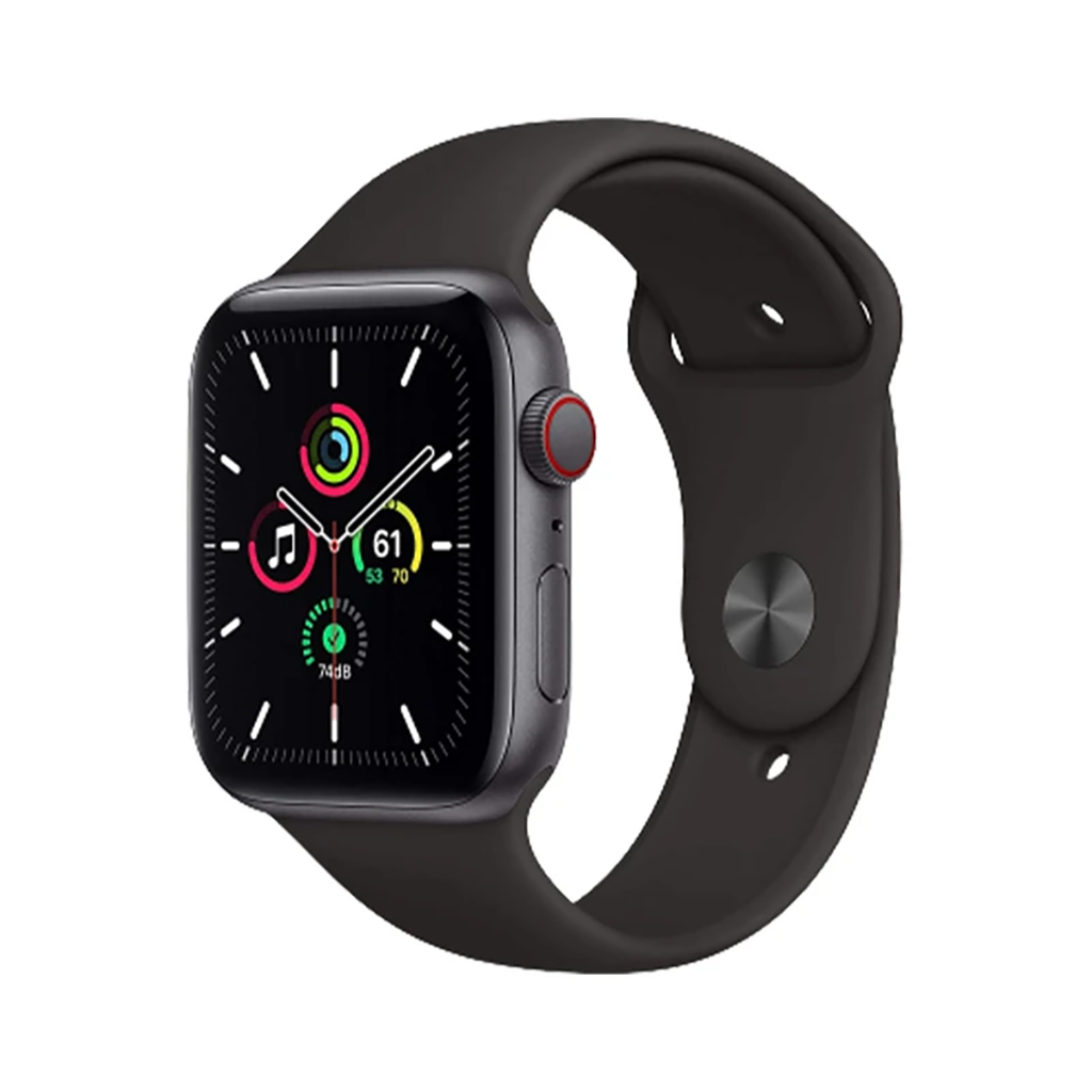 فروش نقدی و اقساطی ساعت هوشمند اپل واچ سری SE مدل 44mm Aluminum Case with Sport silicone Band