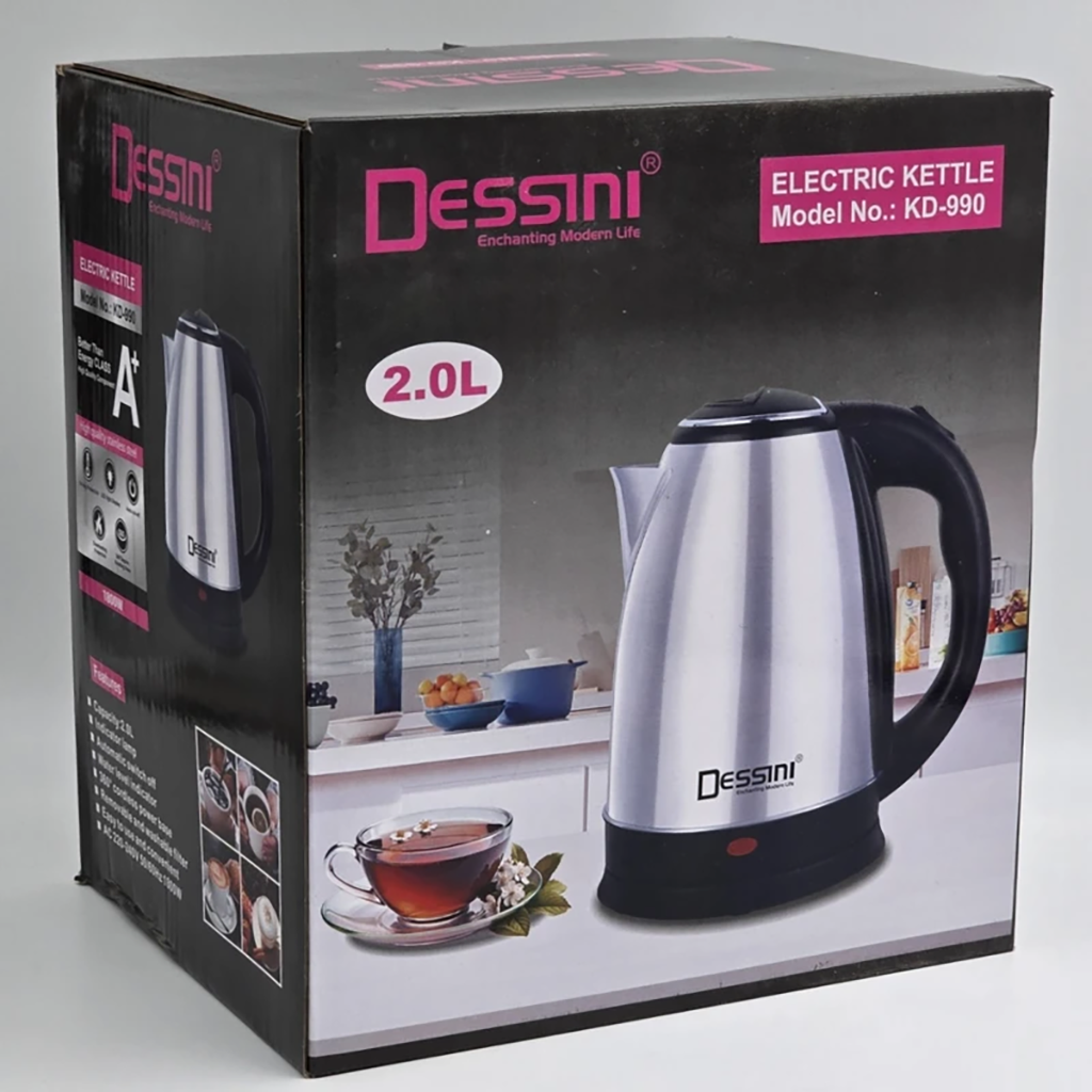 فروش نقدي و اقساطي کتری برقی دسینی مدل KD-990 گنجایش 2 لیتر