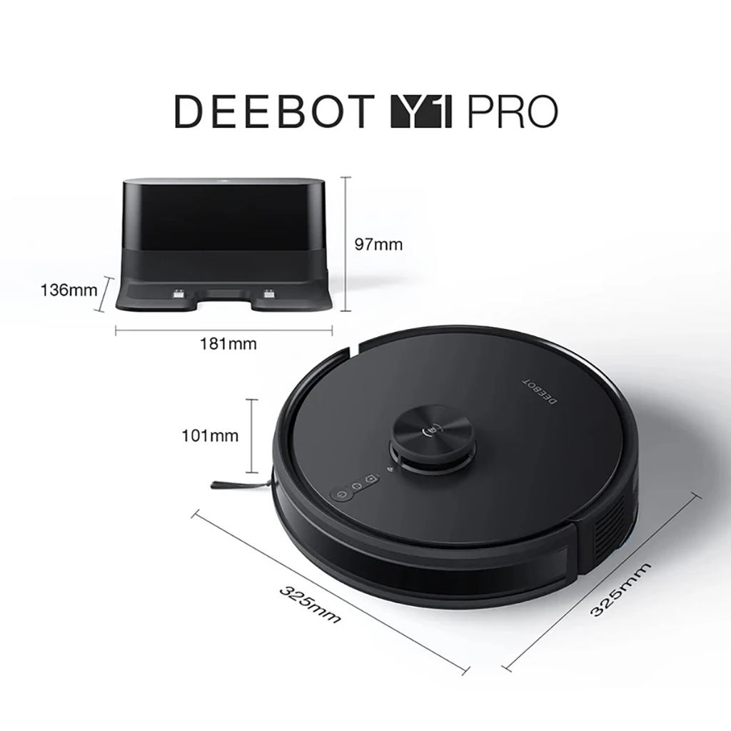 فروش نقدی و اقساطی جارو رباتیک اکووکس رباتیک مدل DEEBOT Y1 PRO
