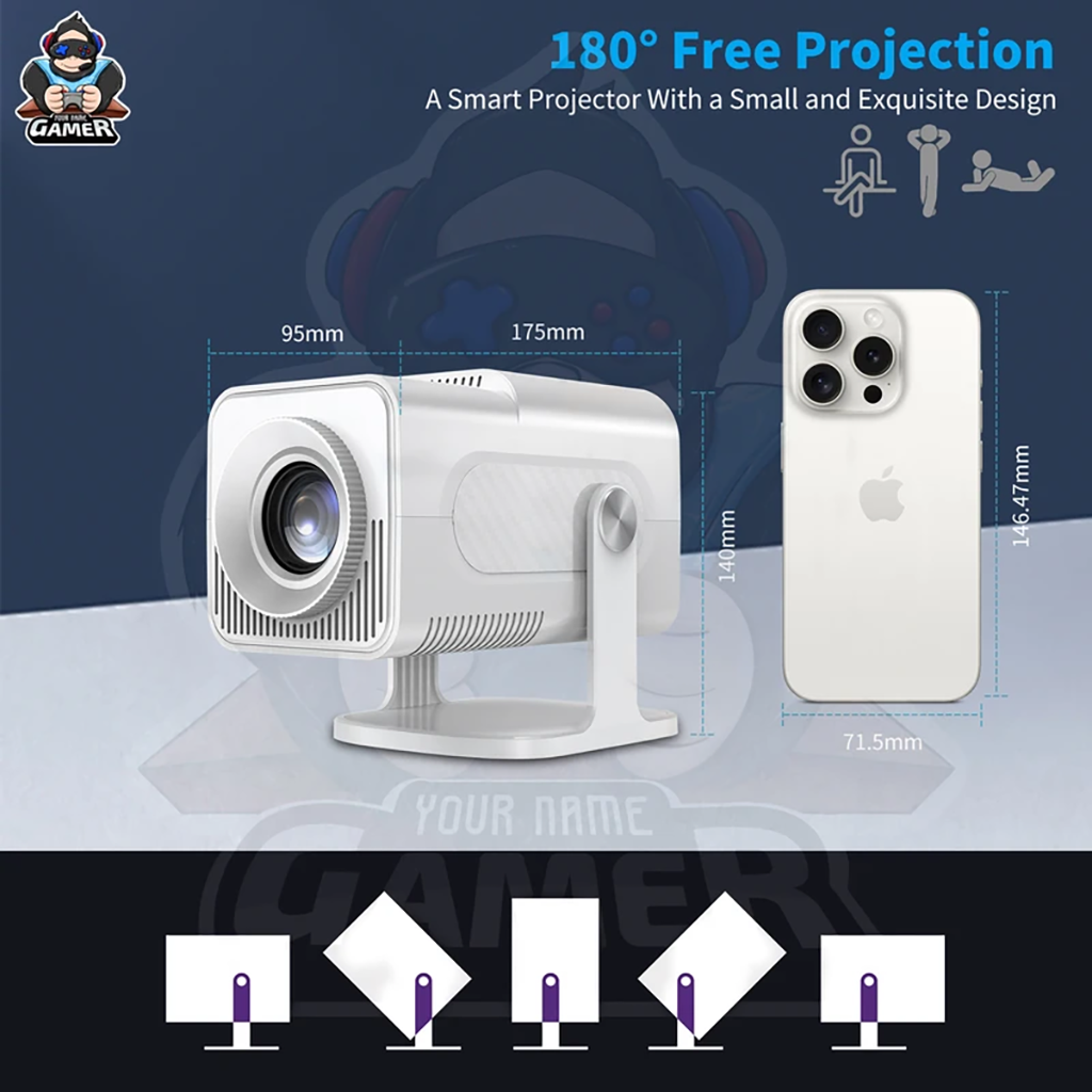 فروش نقدی و اقساطی مینی ویدئو پروژکتور آیریور مدل HCS350 PRO به همراه دسته بازی