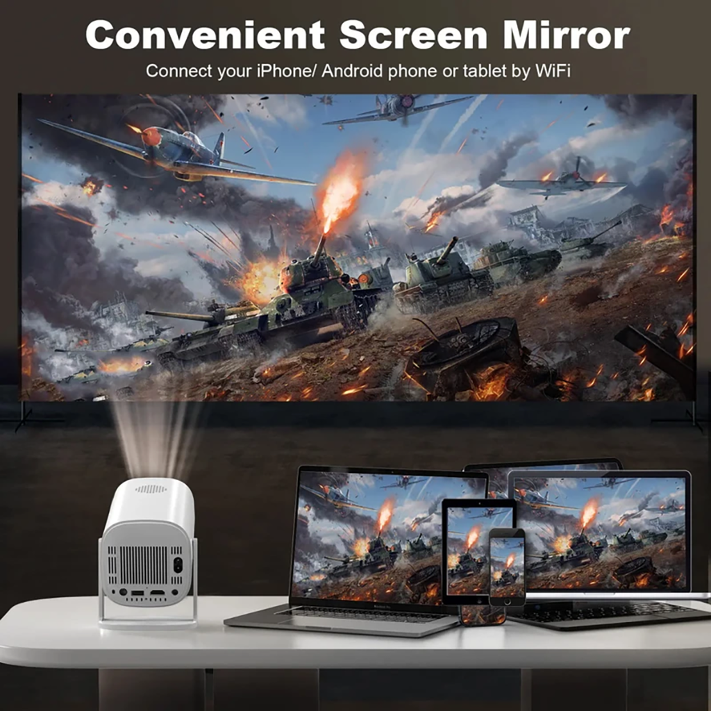 فروش نقدی و اقساطی ویدئو پروژکتور بنیوس مدل BE-VP11 با رزولوشن 1280x720|HD