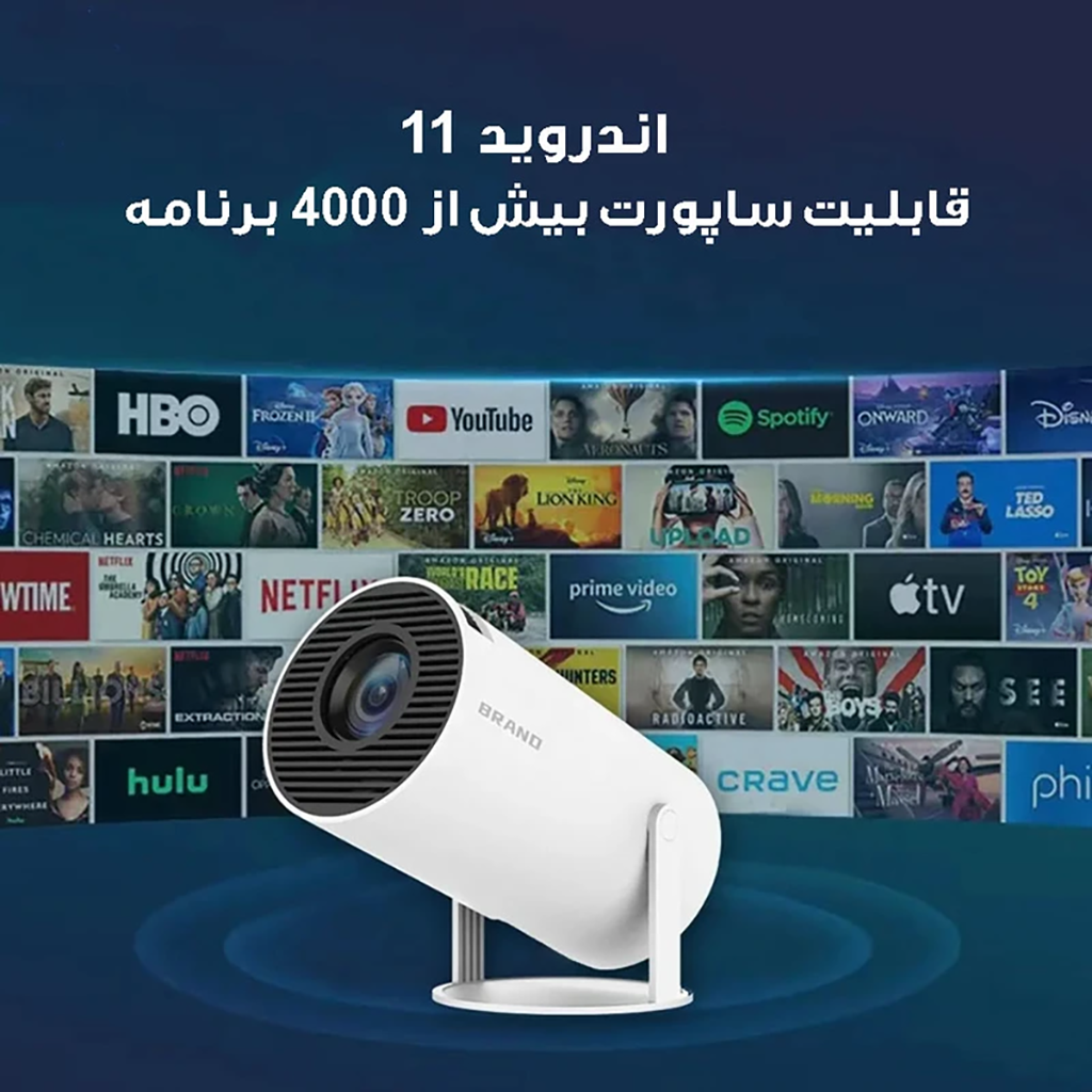 فروش نقدی و اقساطی ویدئو پروژکتور مدل HY-300 Android