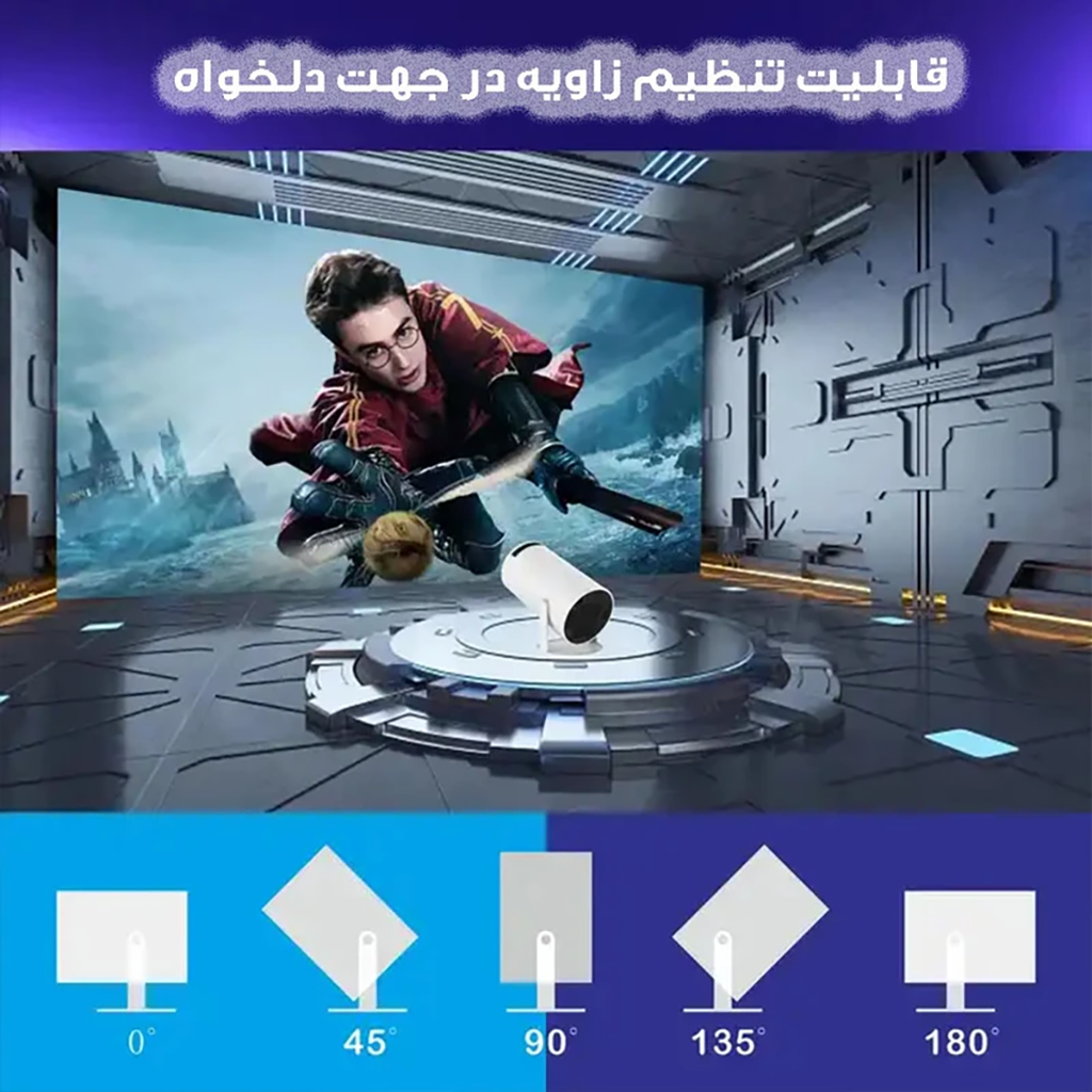 فروش نقدی و اقساطی ویدئو پروژکتور مدل HY-300 Android