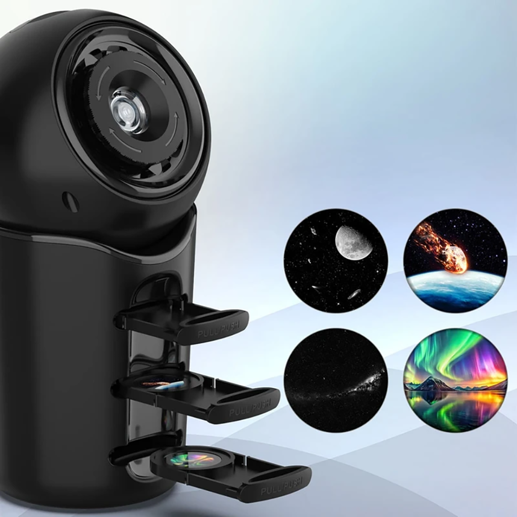 فروش نقدی و اقساطی ویدئو پروژکتور مدل کهکشانی دیسک خور چرخشی با رزولوشن 1920x1080|FHD
