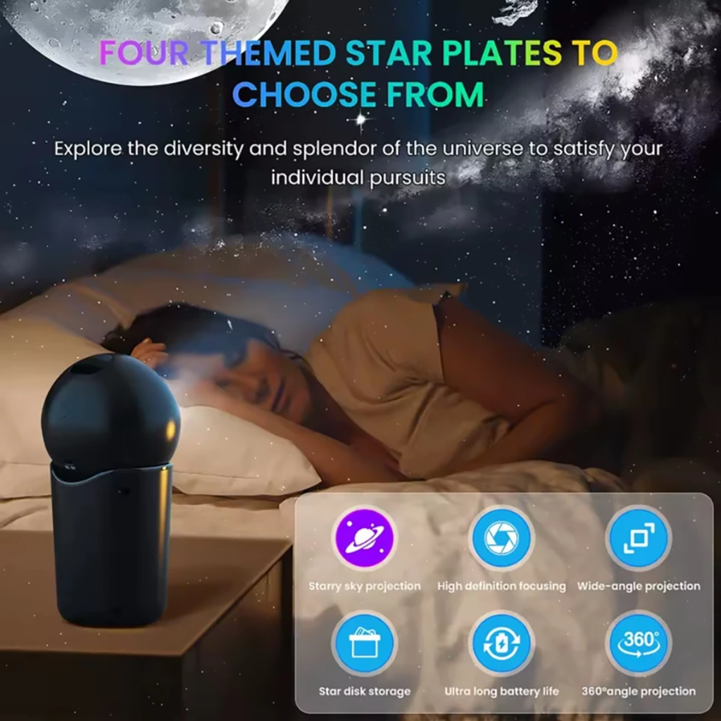 فروش نقدی و اقساطی ویدئو پروژکتور مدل کهکشانی دیسک خور چرخشی با رزولوشن 1920x1080|FHD