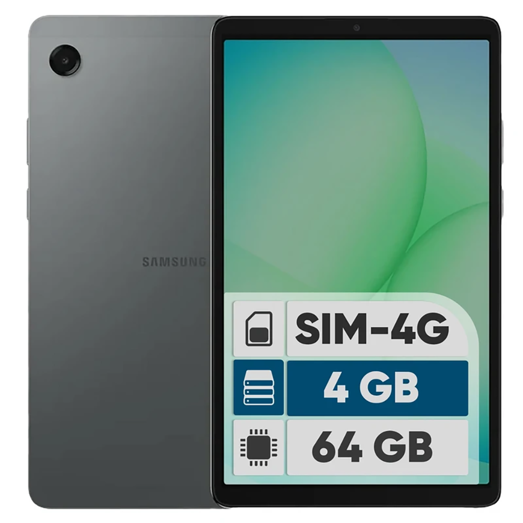 فروش نقدي و اقساطي تبلت 8.7 اینچ سامسونگ مدل Galaxy Tab A11 4G، ظرفیت 64 گیگابایت و رم 4 گیگابایت، قابلیت پشتیبانی از سیم کارت