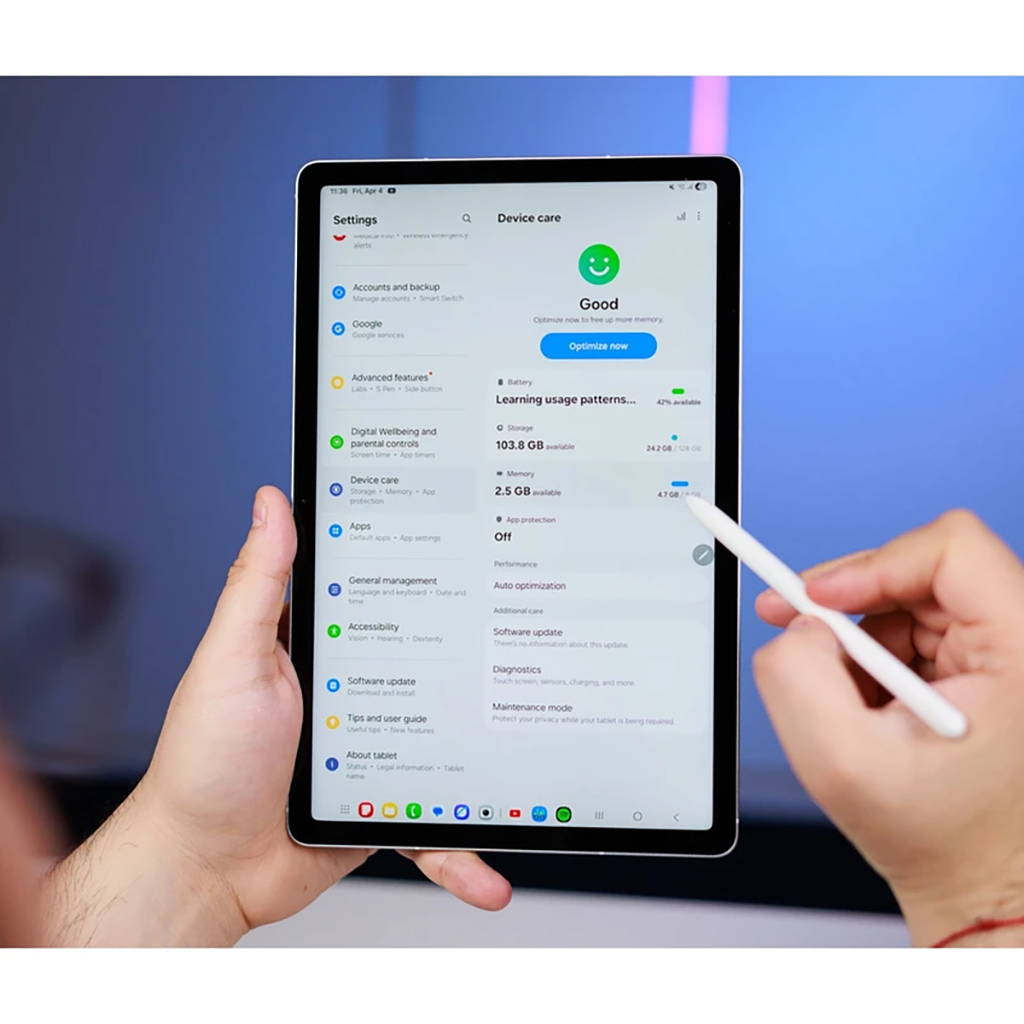 فروش نقدي و اقساطي تبلت 10.9 اینچ سامسونگ مدل Galaxy Tab S10 FE Wi-Fi ظرفیت 128 گیگابایت و رم 8 گیگابایت
