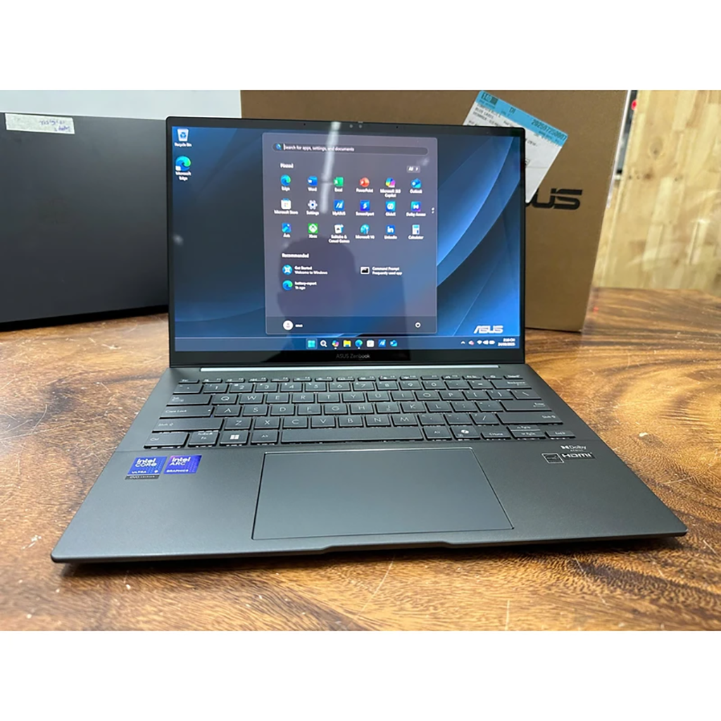 فروش نقدي و اقساطي لپ تاپ 14 اینچی ایسوس مدل Zenbook 14 UX3405CA-U7512-Core Ultra 7 255H-16GB LPDDR5X-512GB SSD-OLED Touch-Backlit-W