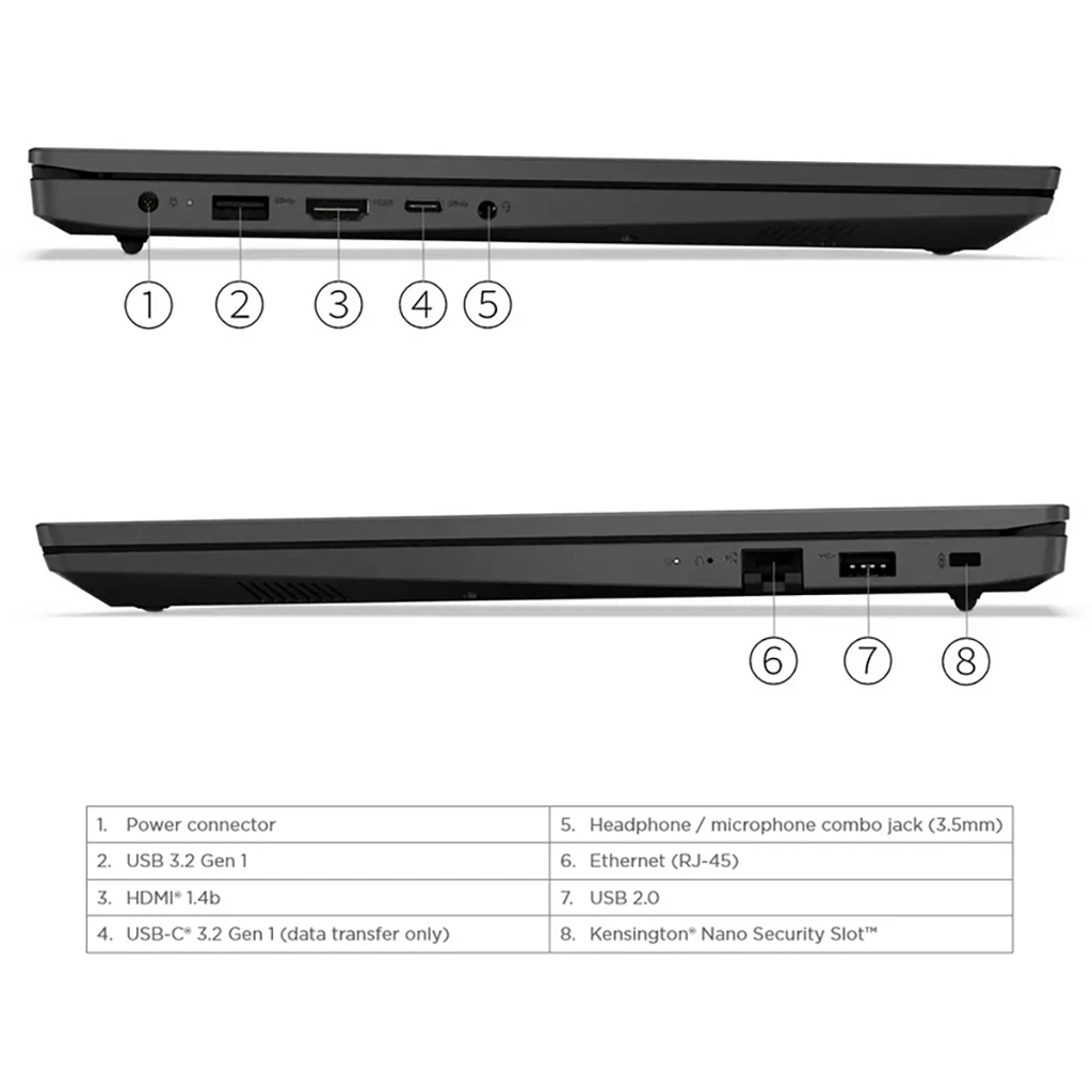 فروش نقدي و اقساطي لپ تاپ 15.6 اینچی لنوو مدل V15 G2 IJL-Celeron N4500-8GB DDR4 2933MHz-256GB SSD-TN