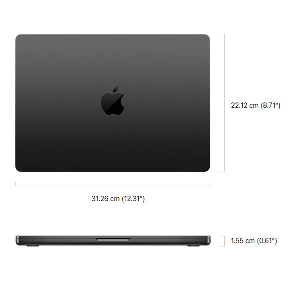 فروش نقدي و اقساطي لپ تاپ 14.2 اینچی اپل مدل MacBook Pro MDE14 2025 LLA-M5-16GB RAM-1TB SSD