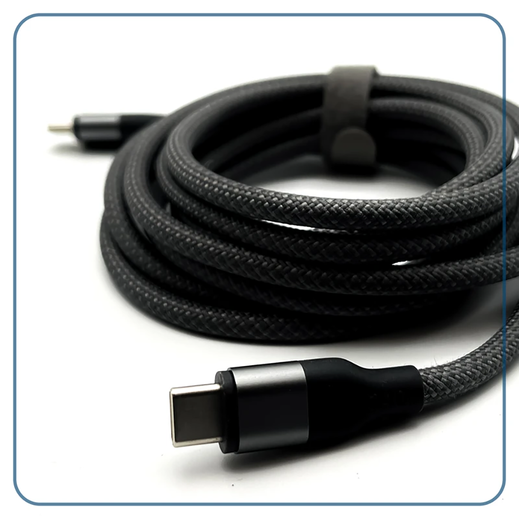 فروش نقدی و اقساطی شارژر دیواری 65 وات وونک مدل PD-65W به همراه کابل دو متری USB-C