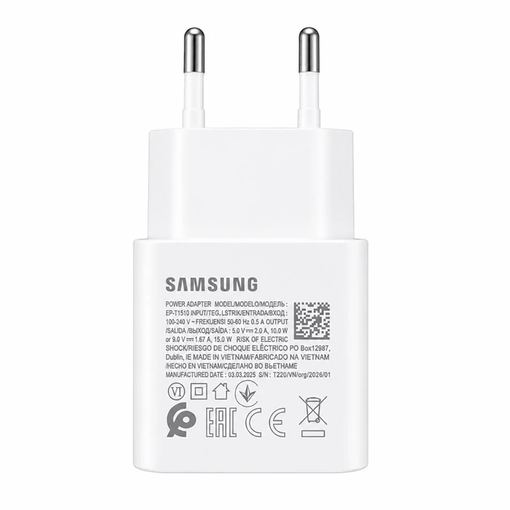خرید شارژر دیواری 15 وات مدل EP-T1510 به صورت نقد و اقساط
