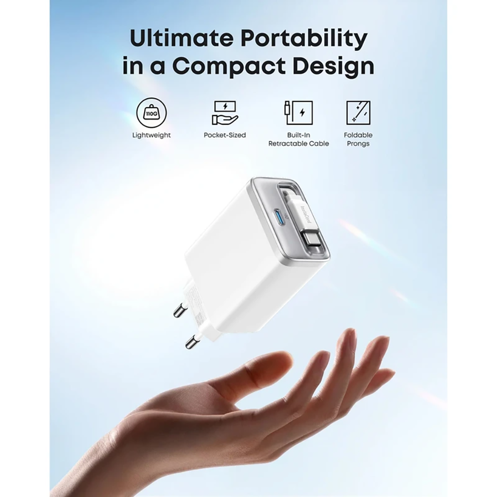 خرید شارژر دیواری 35 وات انکر مدل A2658 به همراه کابل USB-C به صورت نقد و اقساط