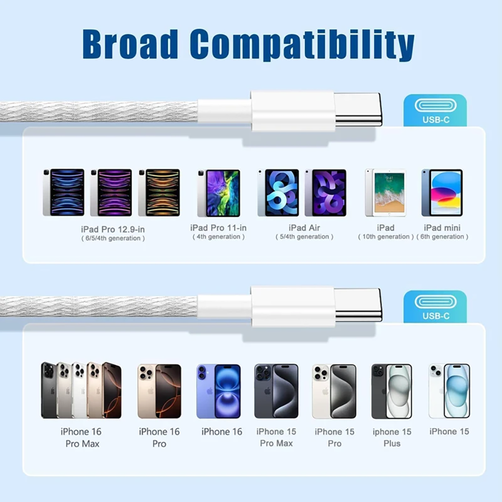 فروش نقدی و اقساطی کابل USB-C مدل M-1 طول 1 متر