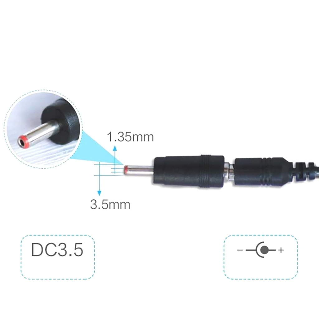 فروش نقدی و اقساطی کابل تبدیل USB به DC مدل T912 طول 0.88 متر