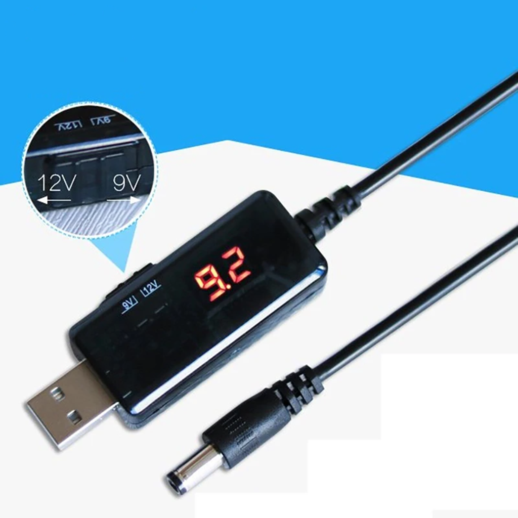 فروش نقدی و اقساطی کابل تبدیل USB به DC مدل T912 طول 0.88 متر