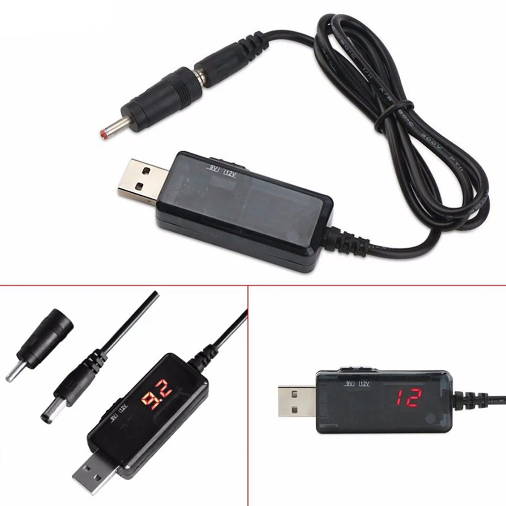 فروش نقدی و اقساطی کابل تبدیل USB به DC مدل T912 طول 0.88 متر