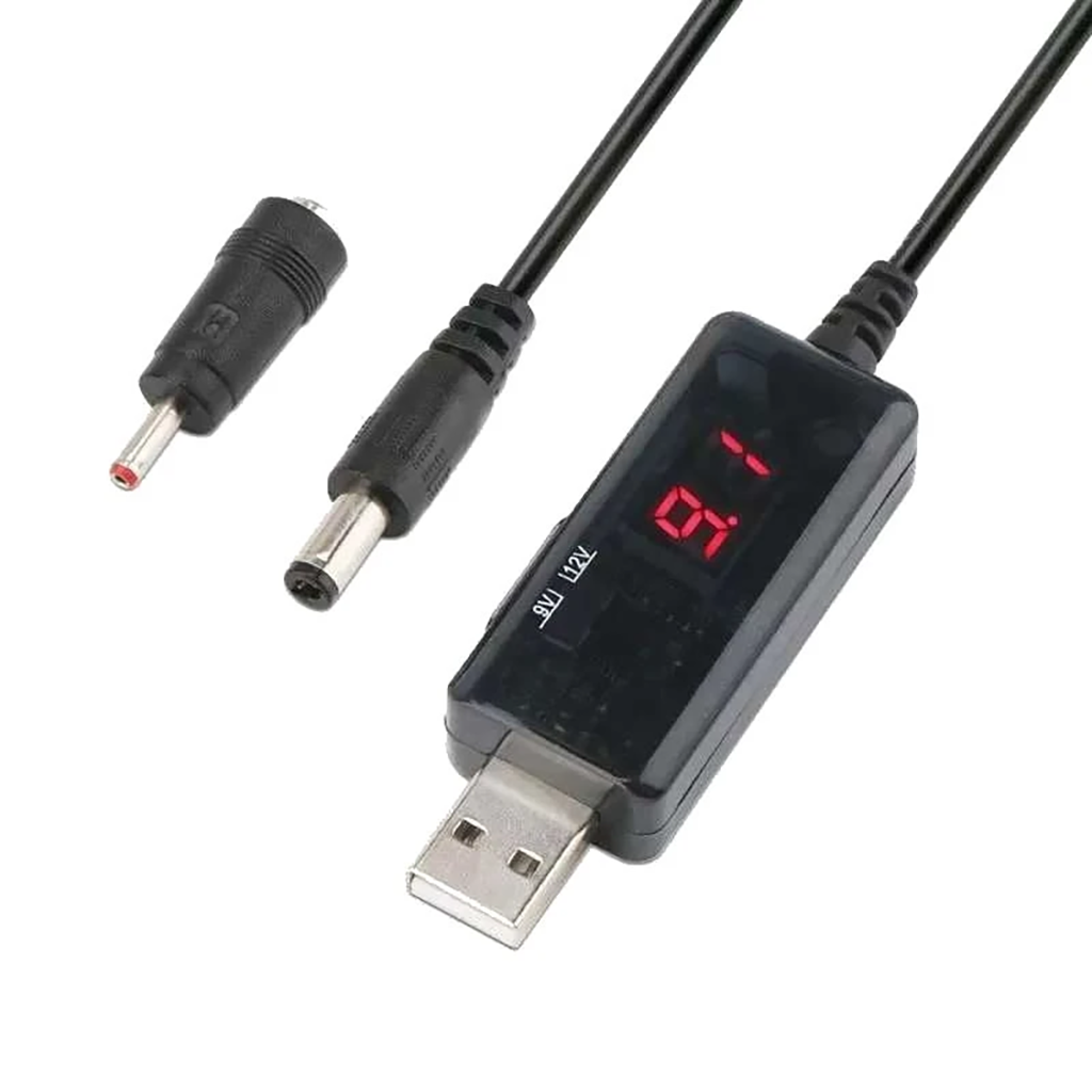 فروش نقدی و اقساطی کابل تبدیل USB به DC مدل T912 طول 0.88 متر
