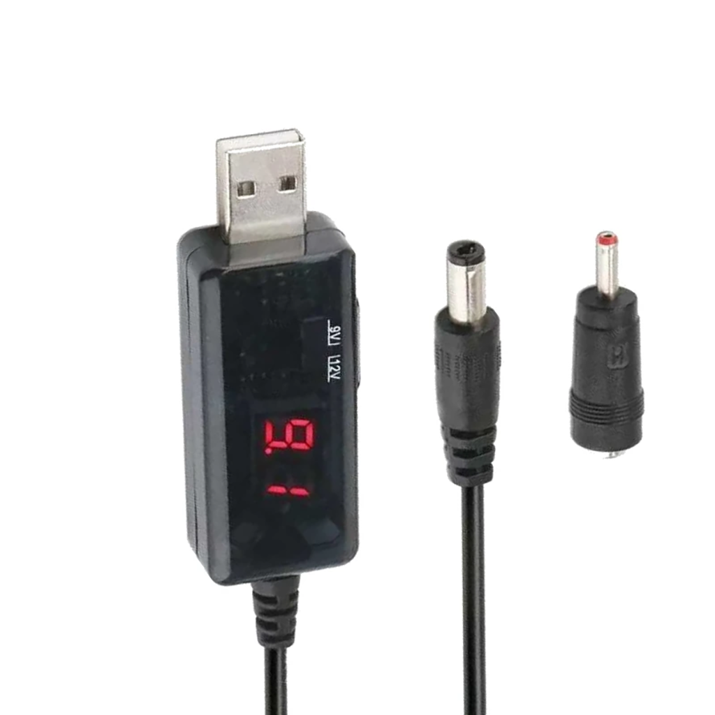 فروش نقدی و اقساطی کابل تبدیل USB به DC مدل T912 طول 0.88 متر