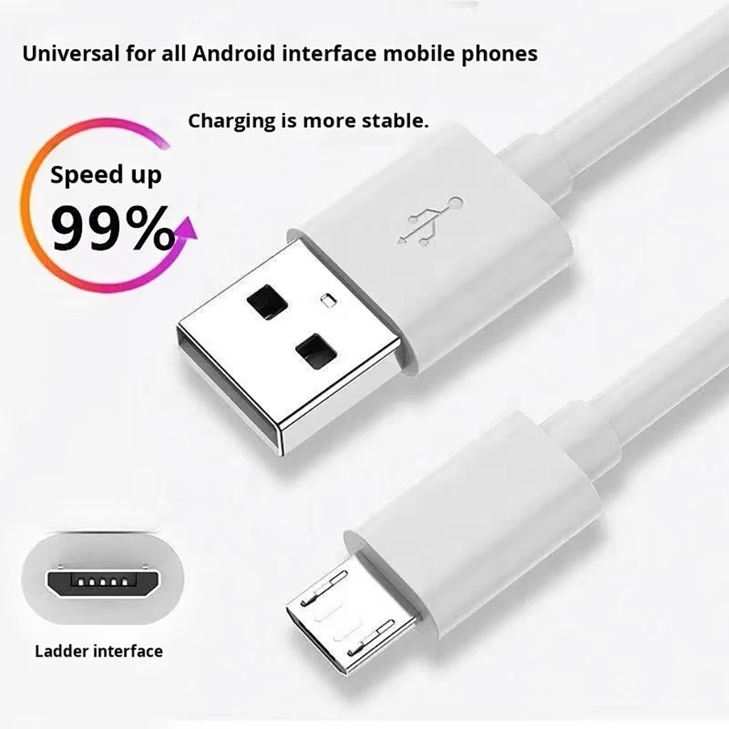 فروش نقدی و اقساطی کابل تبدیل USB به microUSB ساساتیری مدل S-80T طول 1 متر