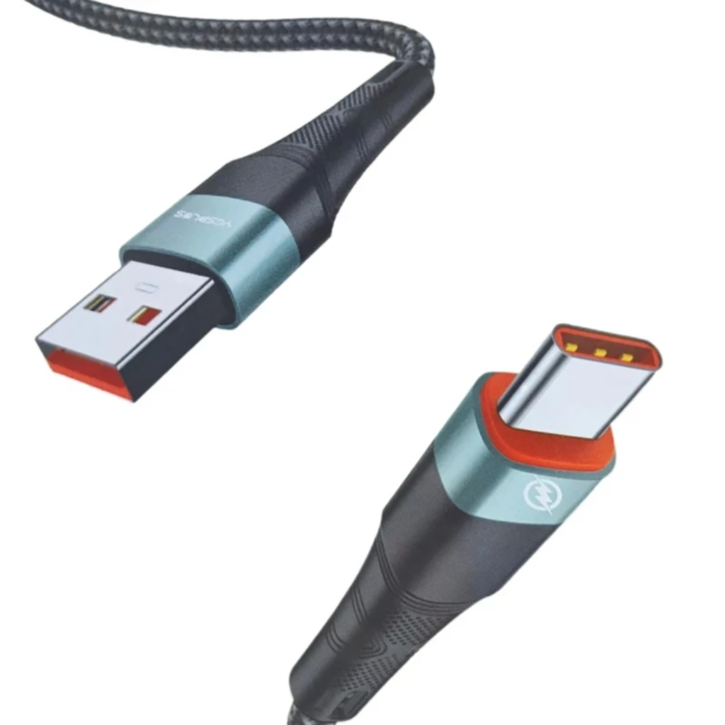 فروش نقدی و اقساطی کابل تبدیل USB به USB-C یس پلاس مدل Fast Charging Durable Cable طول 1 متر
