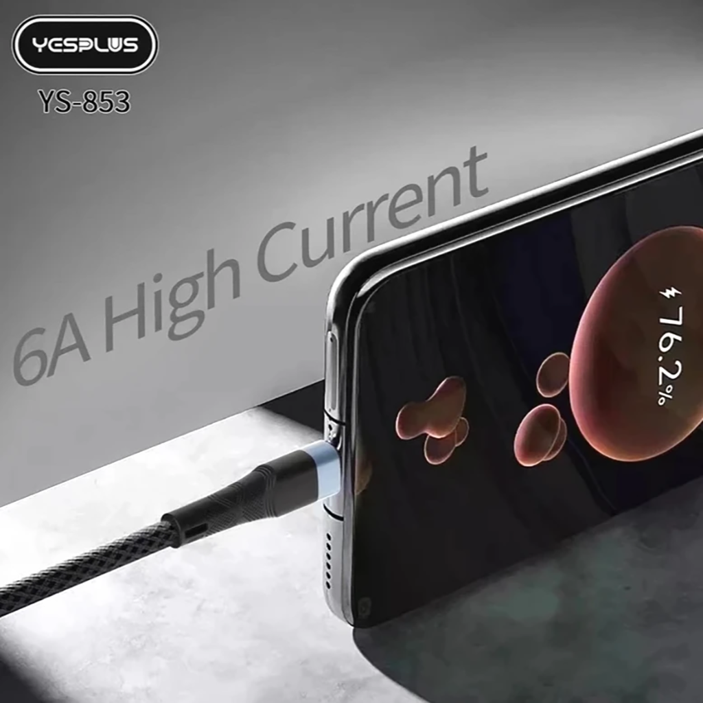 فروش نقدی و اقساطی کابل تبدیل USB به USB-C یس پلاس مدل Fast Charging Durable Cable طول 1 متر