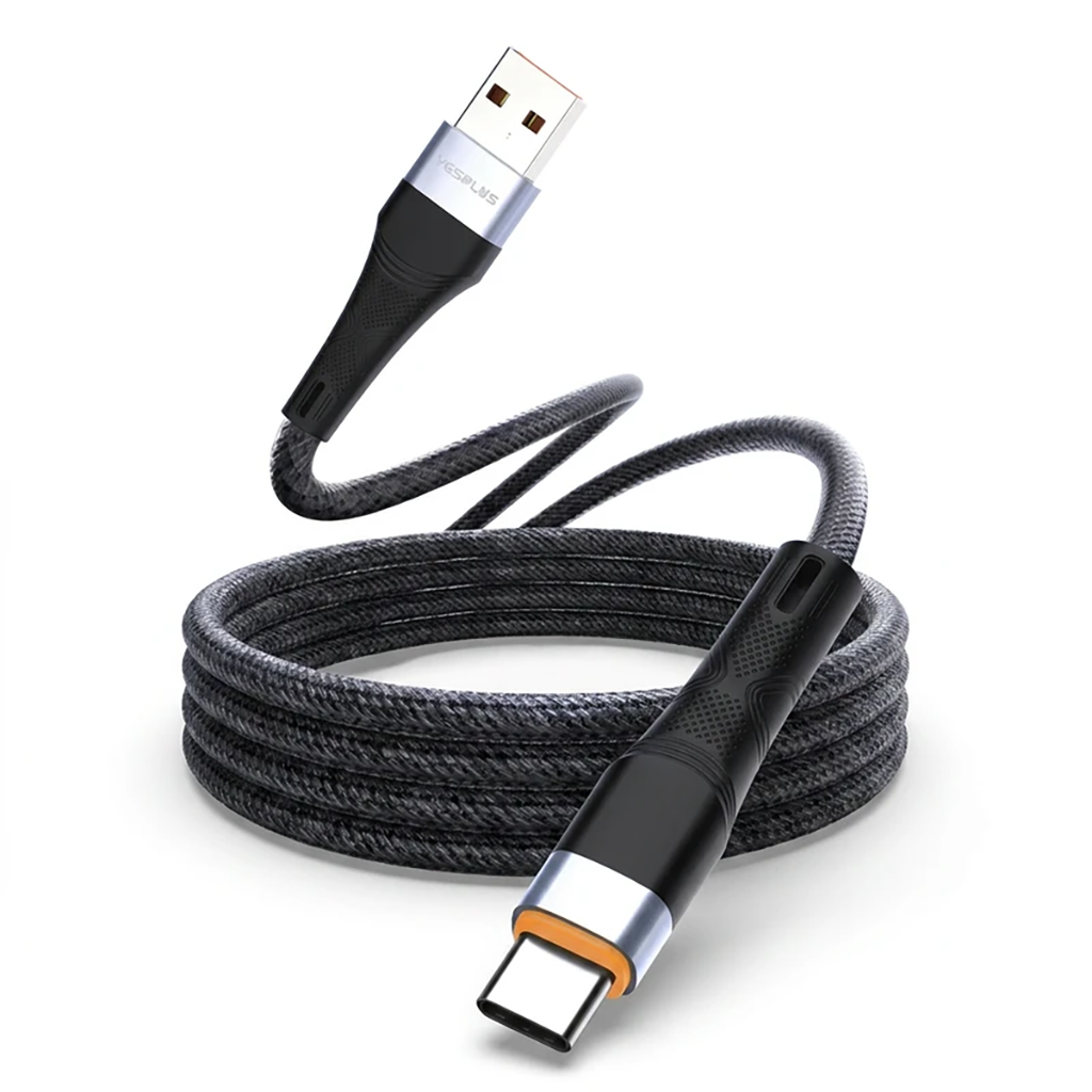 فروش نقدی و اقساطی کابل تبدیل USB به USB-C یس پلاس مدل Fast Charging Durable Cable طول 1 متر