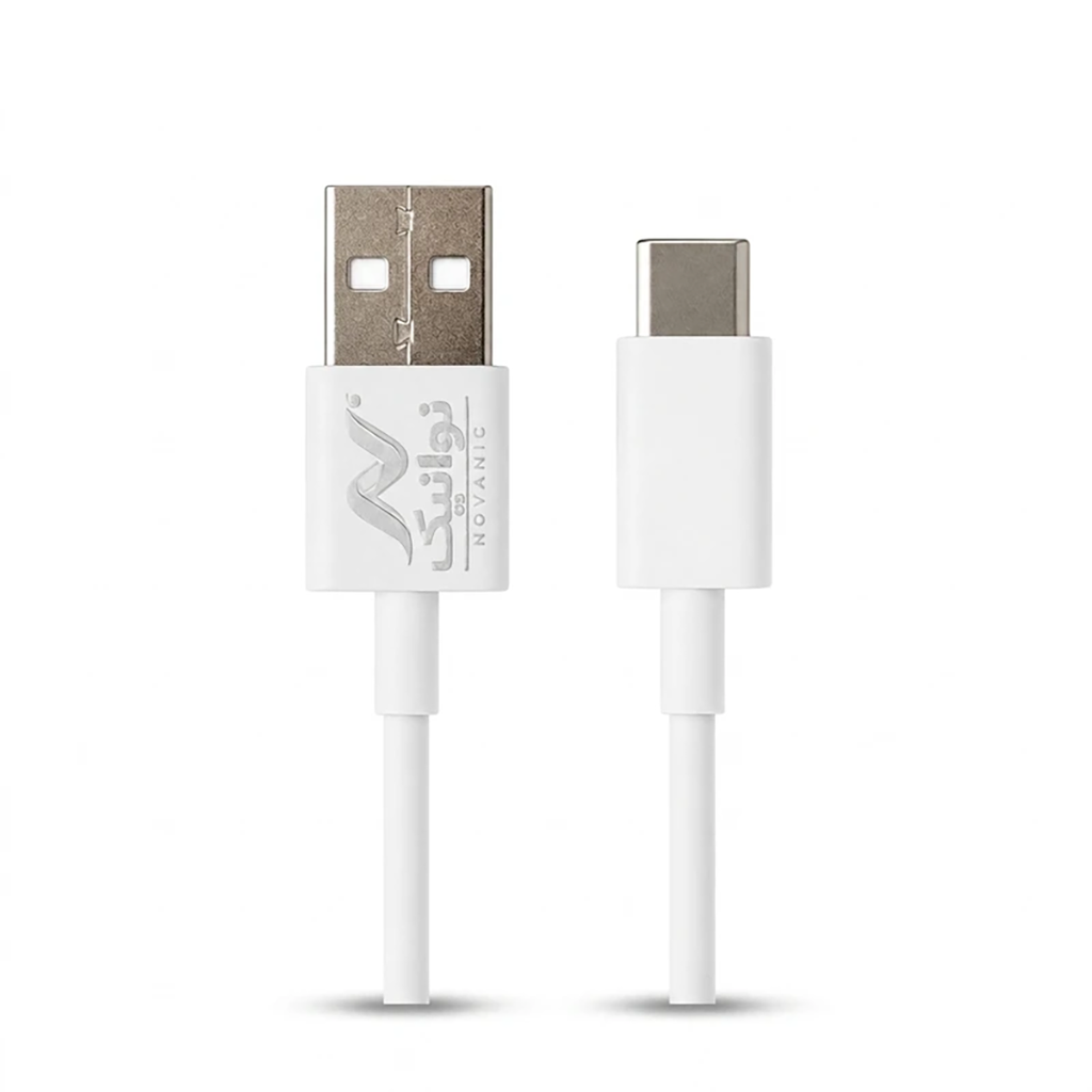 فروش نقدی و اقساطی کابل تبدیل USB-A به USB-C نوانیک مدل Quick charge 22.5w طول ۱ متر