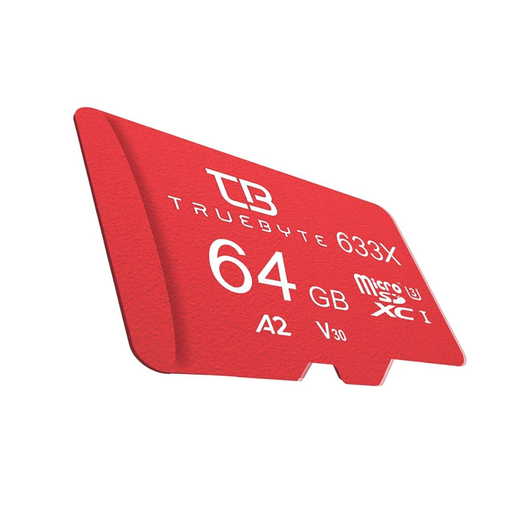فروش نقدی و اقساطی کارت حافظه microSD XC تروبایت مدل 633X-A2-V30 کلاس 10 استاندارد UHS-I U3 سرعت 95MBps ظرفیت 64 گیگابایت به همراه کارت‌خوان