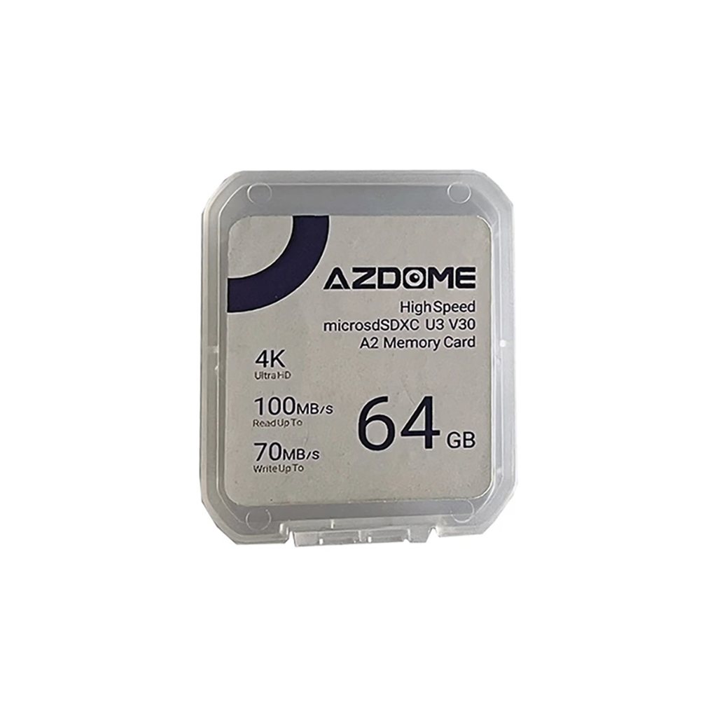 فروش نقدی و اقساطی کارت حافظه microSDXC آزدوم مدل High Speed کلاس A2 استاندارد UHS-I U3 سرعت 100MBs ظرفیت 64 گیگابایت