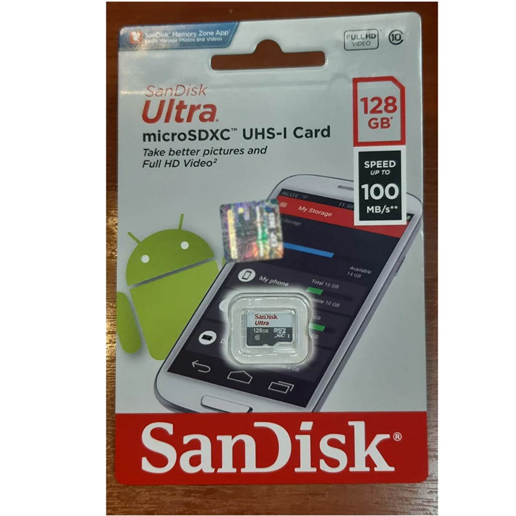 فروش نقدی و اقساطی کارت حافظه microSDXC سن دیسک مدل Ultra کلاس 10 استاندارد UHS-I U1 سرعت 100MBps ظرفیت 128 گیگابایت