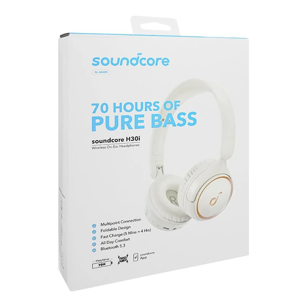 فروش نقدی و اقساطی هدفون بلوتوثی انکر مدل Soundcore H30i بدون قابلیت نویز کنسلینگ